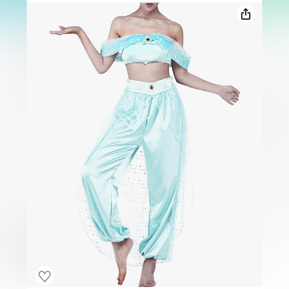 Quesera Women's Princess Jasmine Costume Set